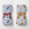 Kradyl Kroft Ultra Soft, Breathable, Thermoregulating, Absorbent, Light Weight and Multipurpose 100% Cotton Swaddle/Wrapper/Baby