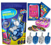 Hanukkah Dreidels - Metallic Blue And Silver Dreidel - 30 Pack Medium - Dreidels In Bulk