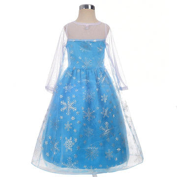 Dressy Daisy Girls' Ice Princess Dress Costume Birthday Halloween Christmas Fancy Party Dresses With Cape Draping Size 3T Style