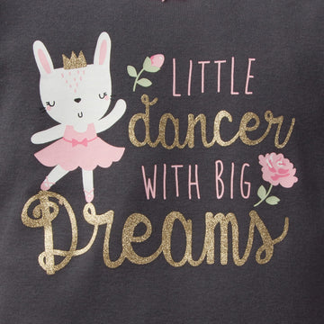 Gerberbaby Girlstoddler Snug Fit 4-Piece Pajama Setpurple Bunny12 Months