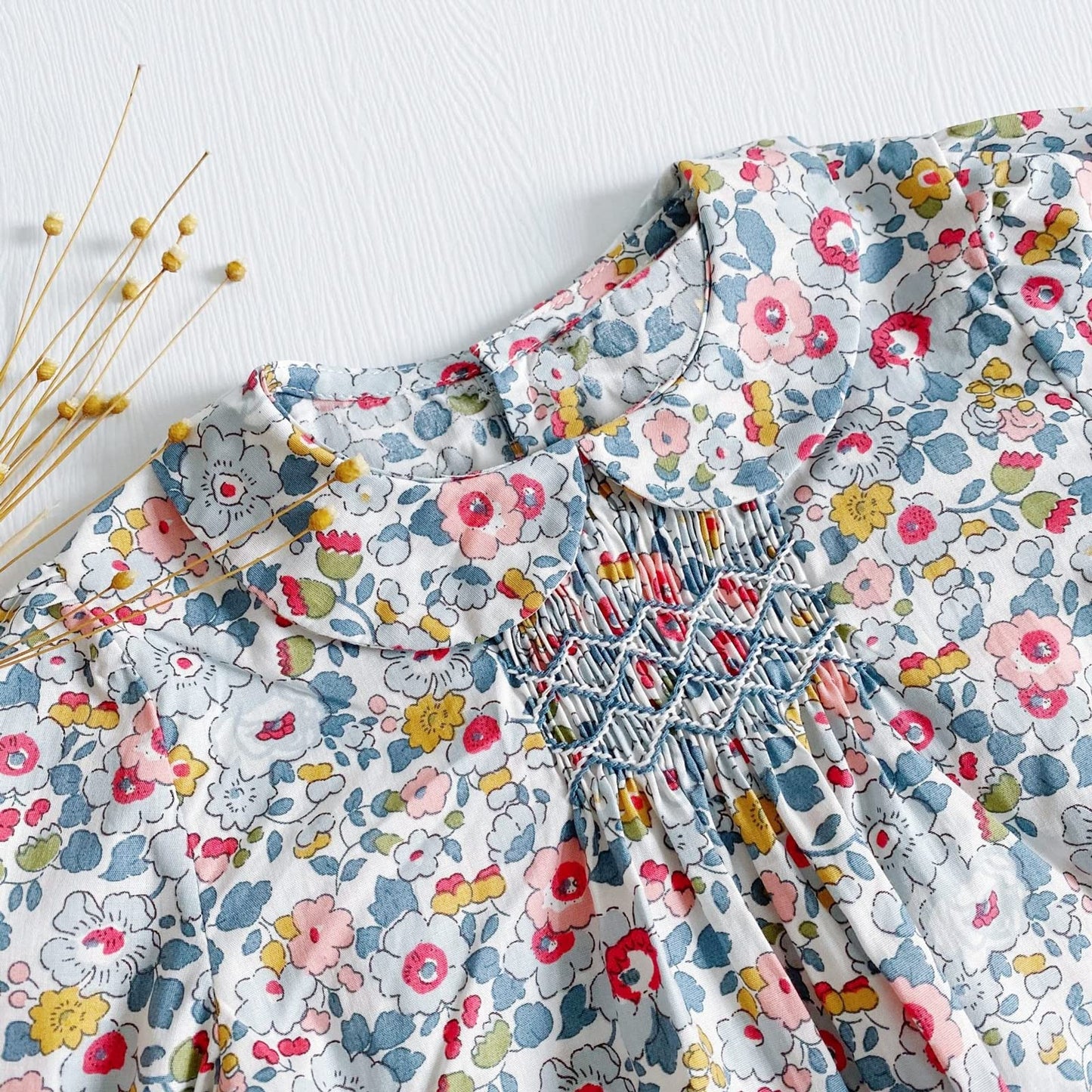 Curipeer Baby Girls Floral Blouse Casual Toddler Cotton Long Sleeve Tops Shirt For Spring 2-3T