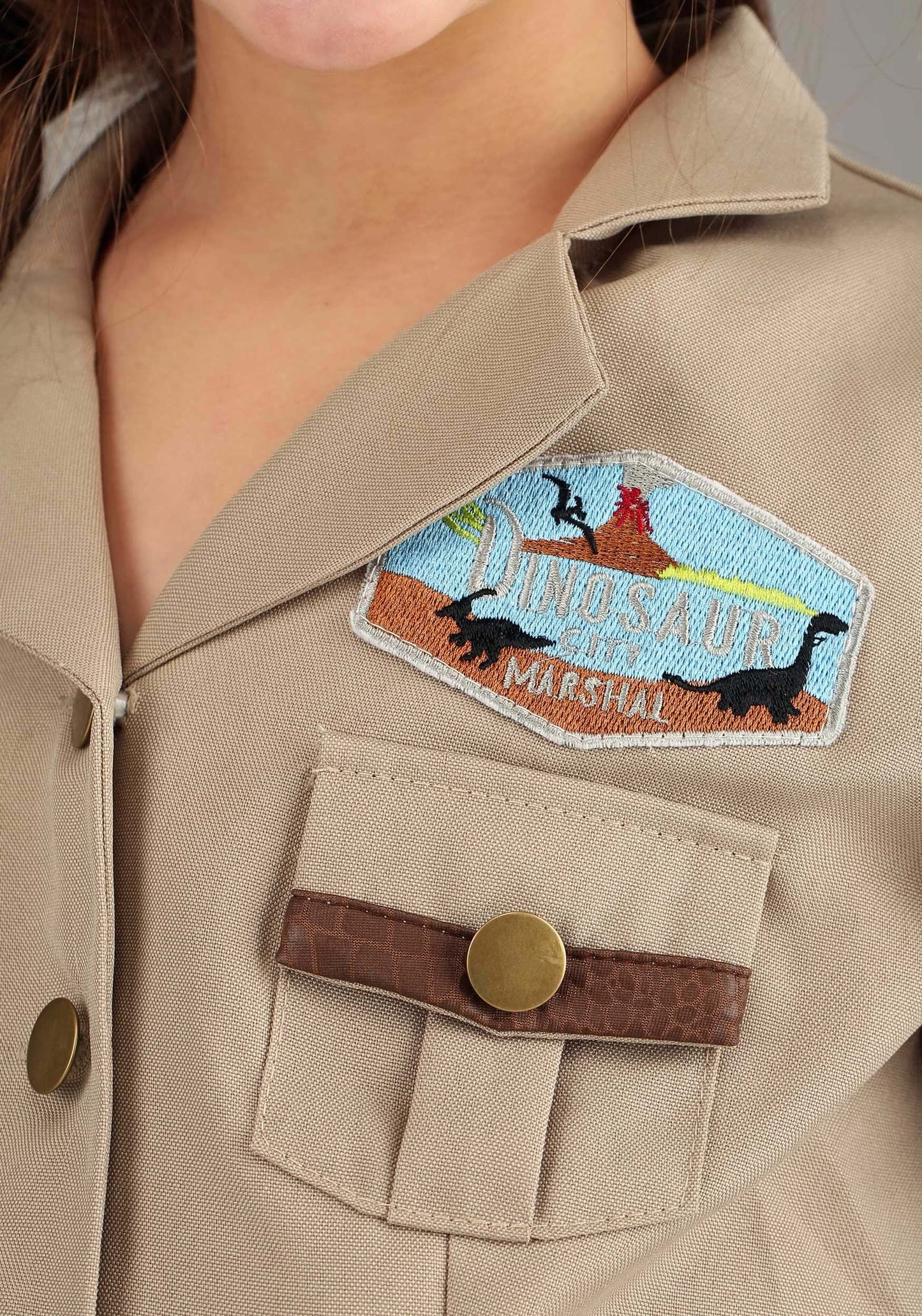 Fun Costumes Paleontologist Costume For Girls, Kids Beige Safari Style Dig Site Uniform With Hat Small