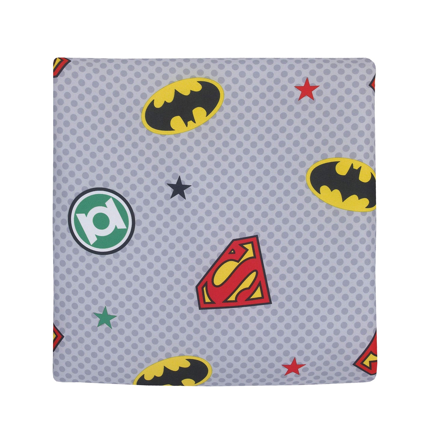 Warner Brothers Justice League 4 Piece Toddler Bedding Set, Grey/Blue/Red/Black