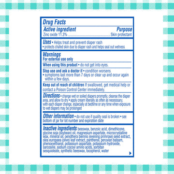 Balmex Complete Protection Baby Diaper Rash Cream With Zinc Oxide + Soothing Botanicals, 4 Ounce