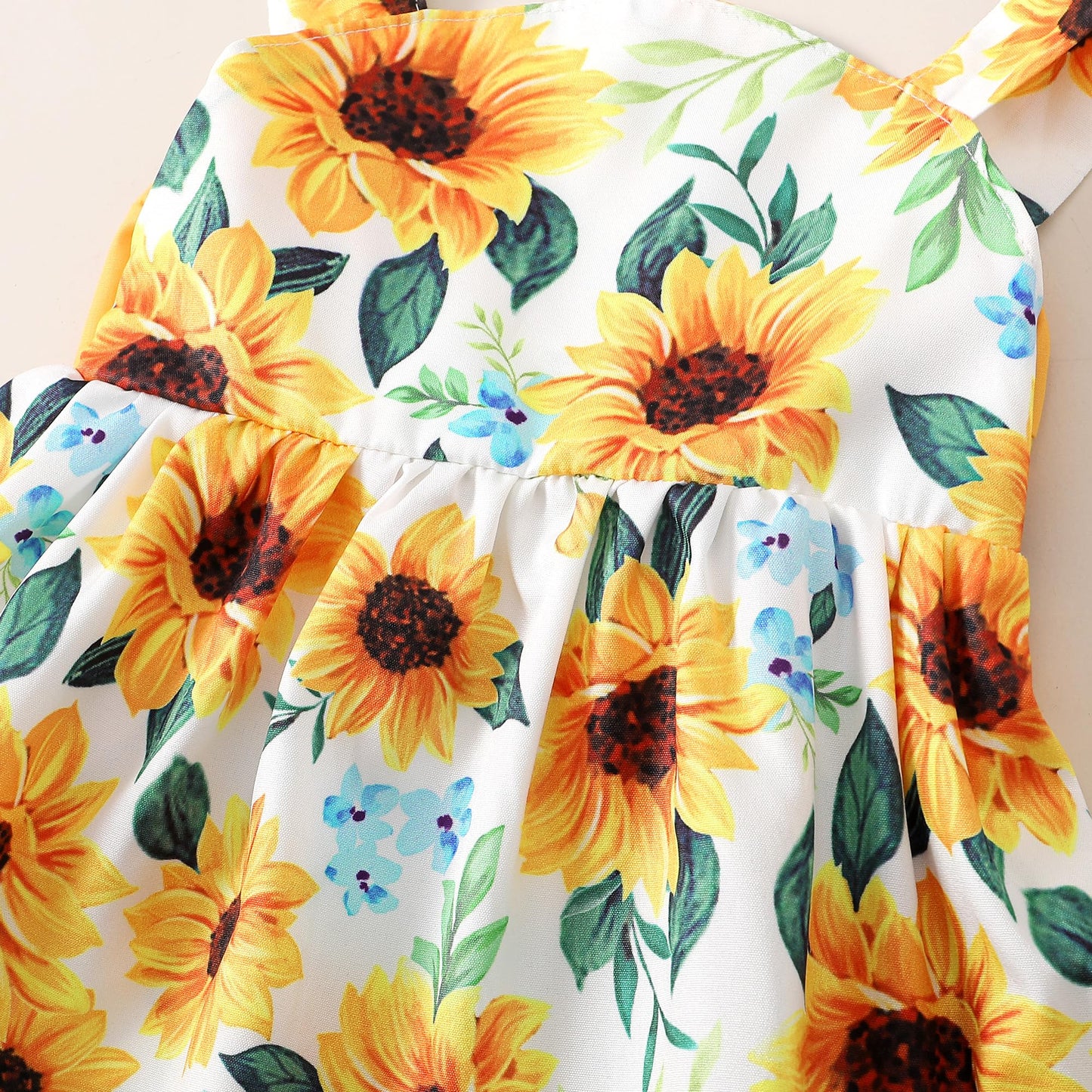 Baby Girl Summer Dresses Yellow Boho Sleeveless Dresses Infant Summer Outfits Sundress Baby Girl Clothes 6-9 Months 12 Months