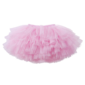 Elamccor Baby Girls' Tutu Skirt Toddler 6 Layered Tulle Tutus 1-8T Pink