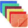 Irenare 6 Pcs Muslin Burp Cloths Pure Cotton Baby Burping Rags 20 X 10 Inch 6 Layers Spit Up Rags Large Soft Absorbent Multicolo