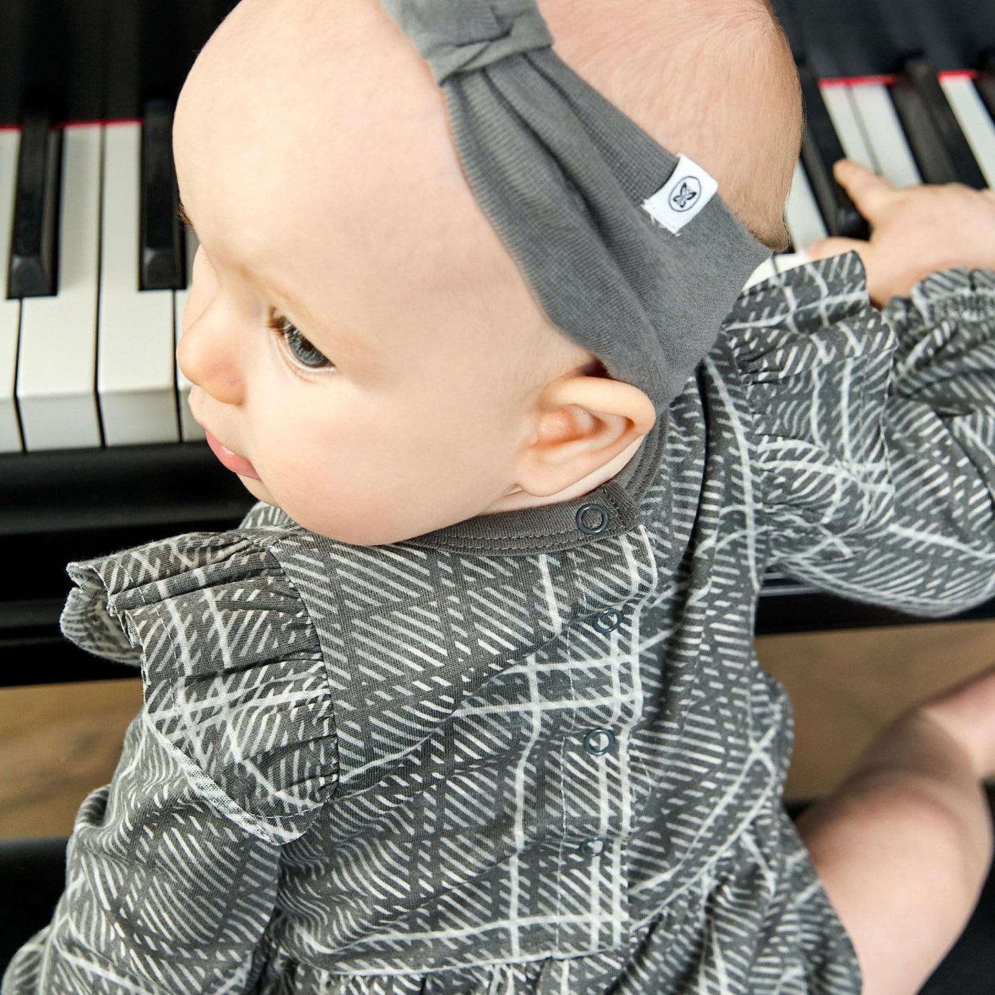 Honestbaby Multipack Short Romper Sets And Dresses 100% Organic Cotton For Infant Baby And Toddler Boys, Girls, Unisex, Gray Pla