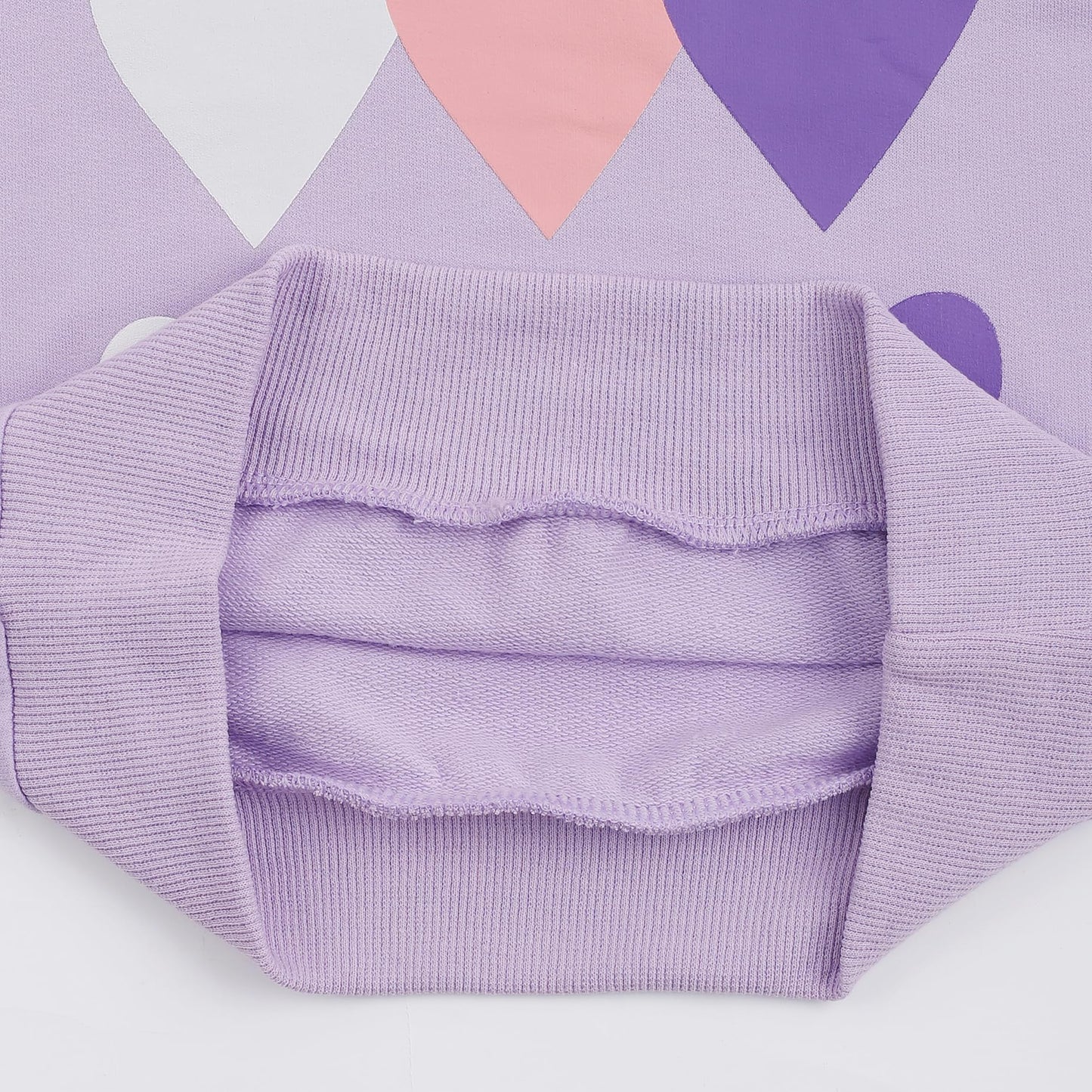 Retsugo Little Girls Heart Outfit Kids Clothes Set Heart Print Holiday Sweatshirt And Sweatpants Toddler Girl Clothes Fall/Winte