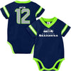 Nfl Seattle Seahawks Baby-Boy Dazzle Bodysuit, Team Color, 0-3 Months (138781160Sea03M-419)