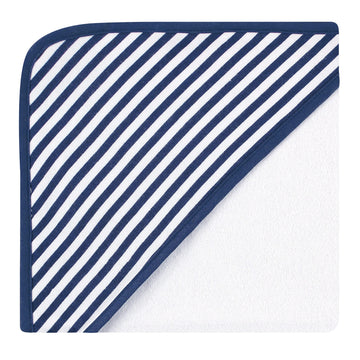 Hudson Baby Unisex Baby Cotton Rich Hooded Towels, Gray Shark, One Size