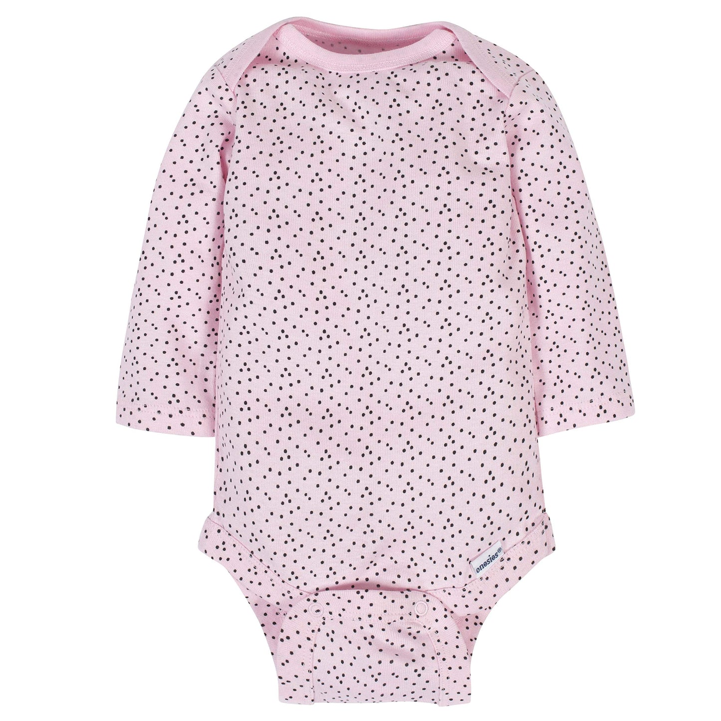 Gerber Baby Girls' 6-Pack Long-Sleeve Onesies Bodysuits, Bunny, 3-6 Months