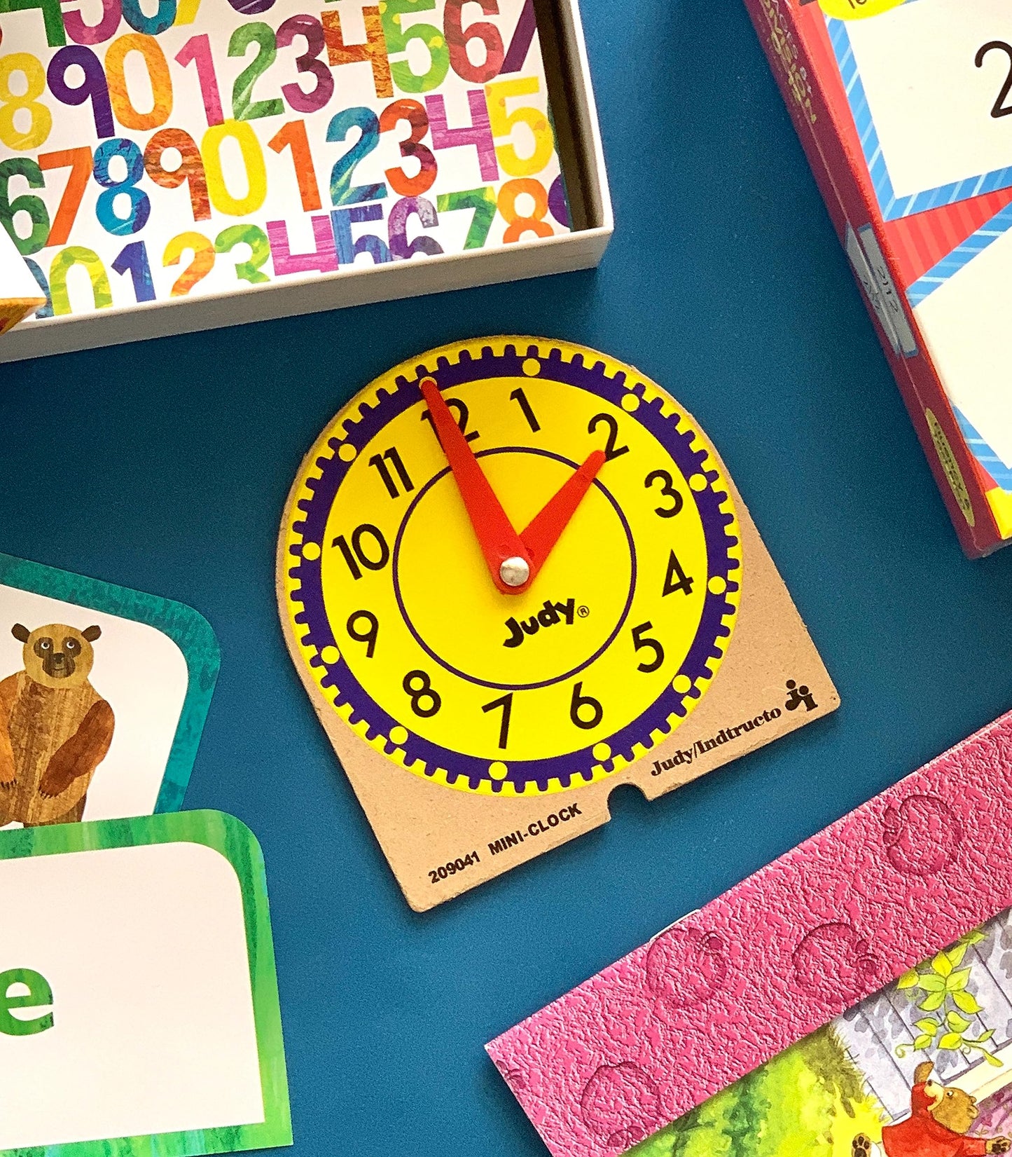Carson Dellosa Telling Time Teaching Clocks for Kids Educational Bundle, Judy Clock Telling Time Clock, Mini Judy Clocks, Time a