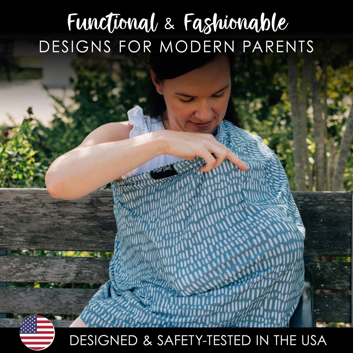 Milk Snob Original 5-In-1 Cover - Nursing Cover For Breastfeeding - Baby Car Seat Cover, Carseat Canopy & Stroller - Essential A