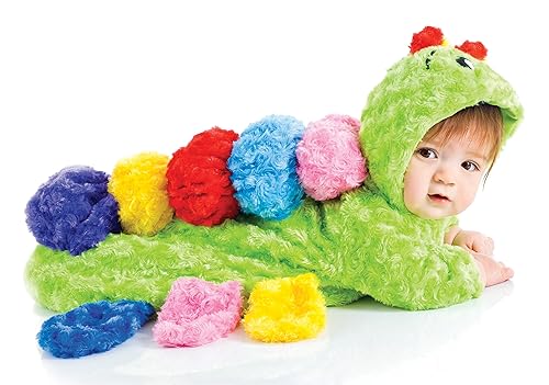 Underwraps Babys Colorful Caterpillar Bunting, Lime/Multi, Infant