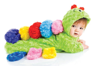 Underwraps Babys Colorful Caterpillar Bunting, Lime/Multi, Infant