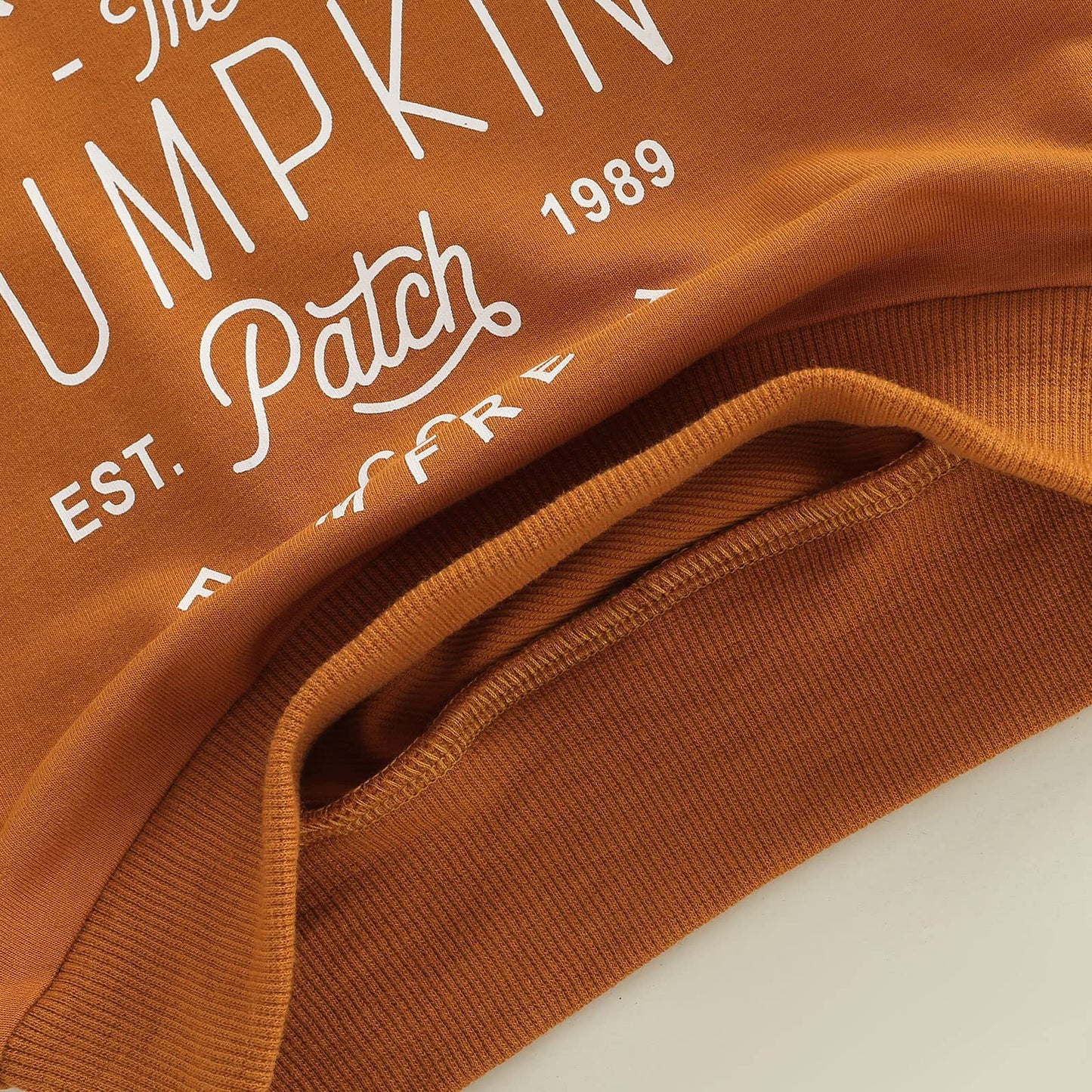 Mozikqin Toddler Baby Halloween Outfit Girl Boy Crewneck Sweatshirt Long Sleeve Letter Pullover Sweater Cute Fall Clothes (Pumpk