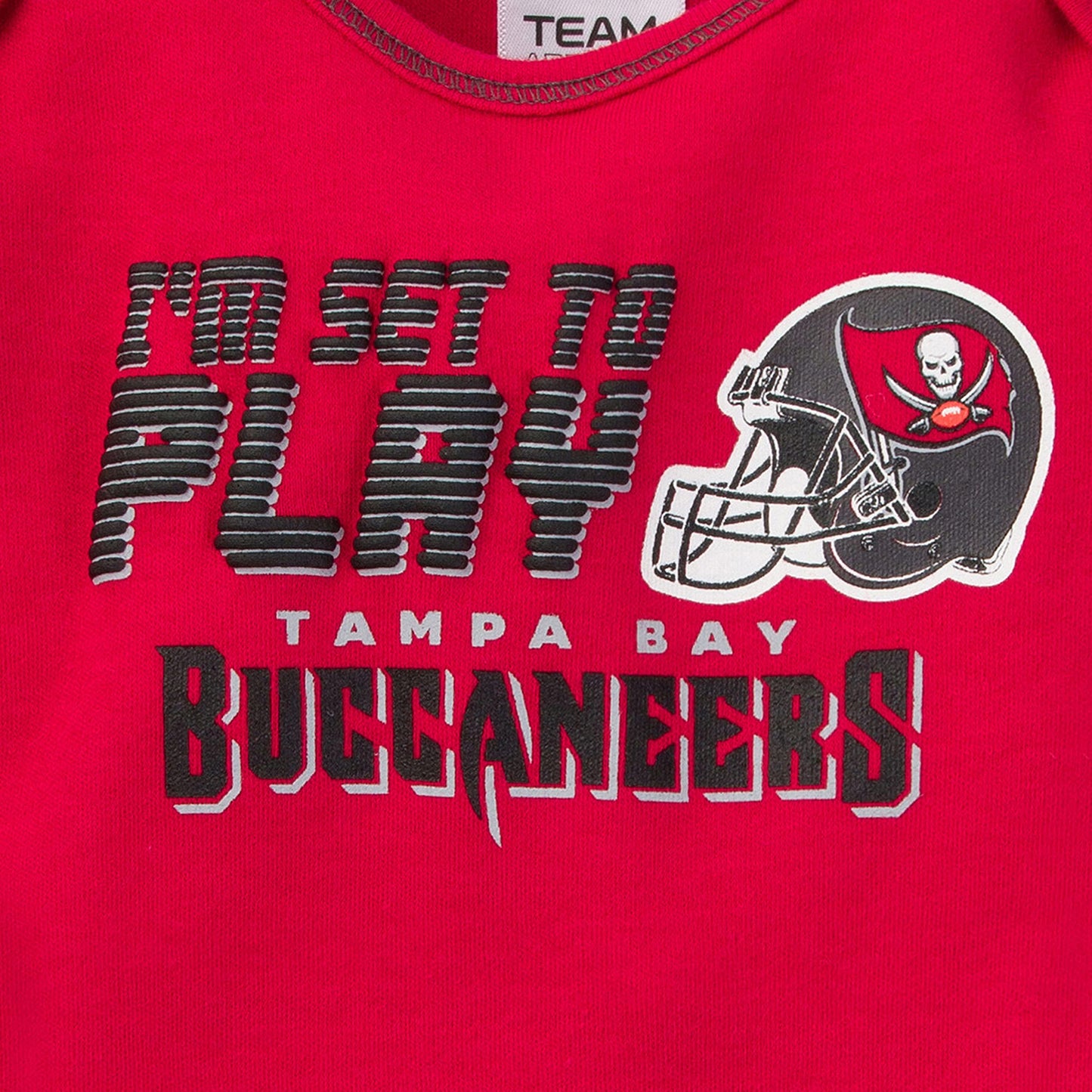 Gerber Unisex Baby Nfl 3 Pack Short Sleeve Onesie Bodysuit, Team Color, 6-12 Months