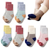 Ttizzy Toddler Baby Girls Boys Socks - Cotton Crew Socks For Baby Gifts Pack (Yellow, 3-12Months)