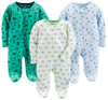 Simple Joys By Carter'S Baby 3-Pack Sleep And Play, Cars/Dinosaur/Sports Pack, 6-9 Months