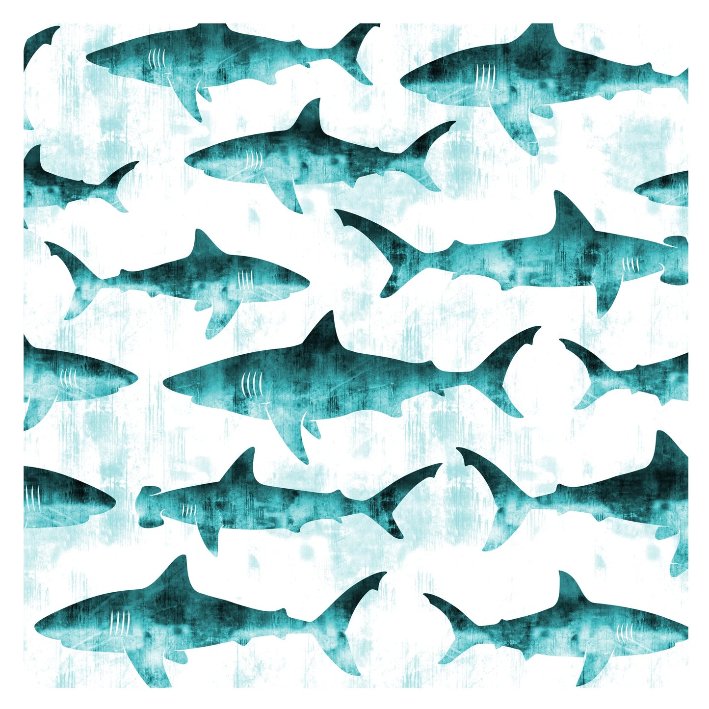 Bapronbaby Shark Attack Splash Mat - Waterproof Catch-All For Under High Chairs, Floors, Tables, Playtime Or Arts & Crafts - Mac