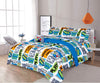 Sapphire Home 8 Piece Gamer Bedding Set Full, Bed In A Bag, Kids Comforter Set With Bed Sheets, Pillow Case, Toy Pillow, Toddler
