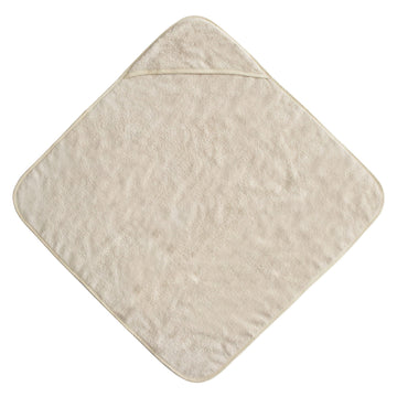 Mushie Baby Hooded Towel | Organic Cotton (Fog)