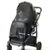 Intimom Stroller Sunshade (Xl Black) - Universal Adjustable Spf 30+ Sunshade With See Through, Stroller Canopy Extender, Mesh Ne