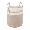 Xuanguo Cotton Rope Laundry Basket Hamper For Clothes Woven Storage Basket For Living Room Bedroom Boho Tall Rope Baskets For Bl