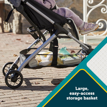 Safety 1St Easy-Fold Compact Stroller, Dorsal