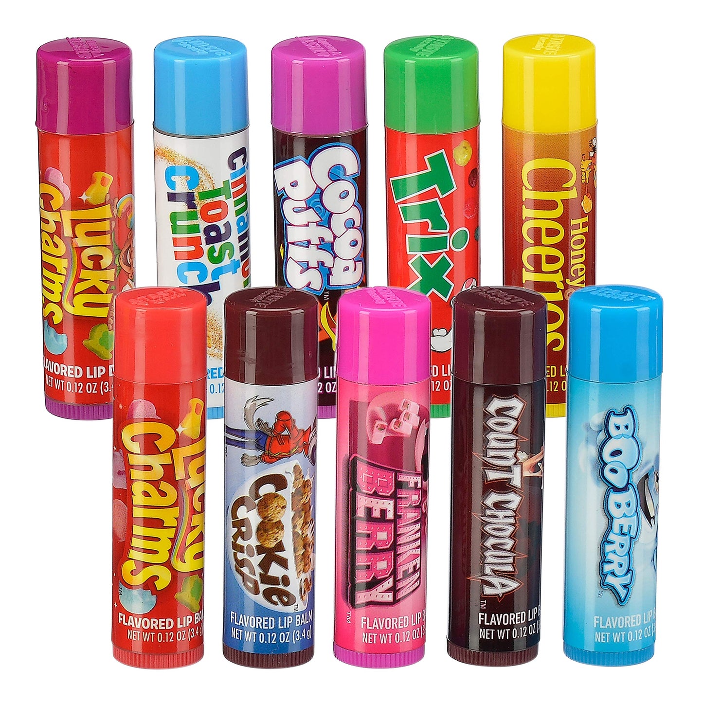 General Mills Cereal Flavored Breakfast Pack 10 Ct Lip Balms