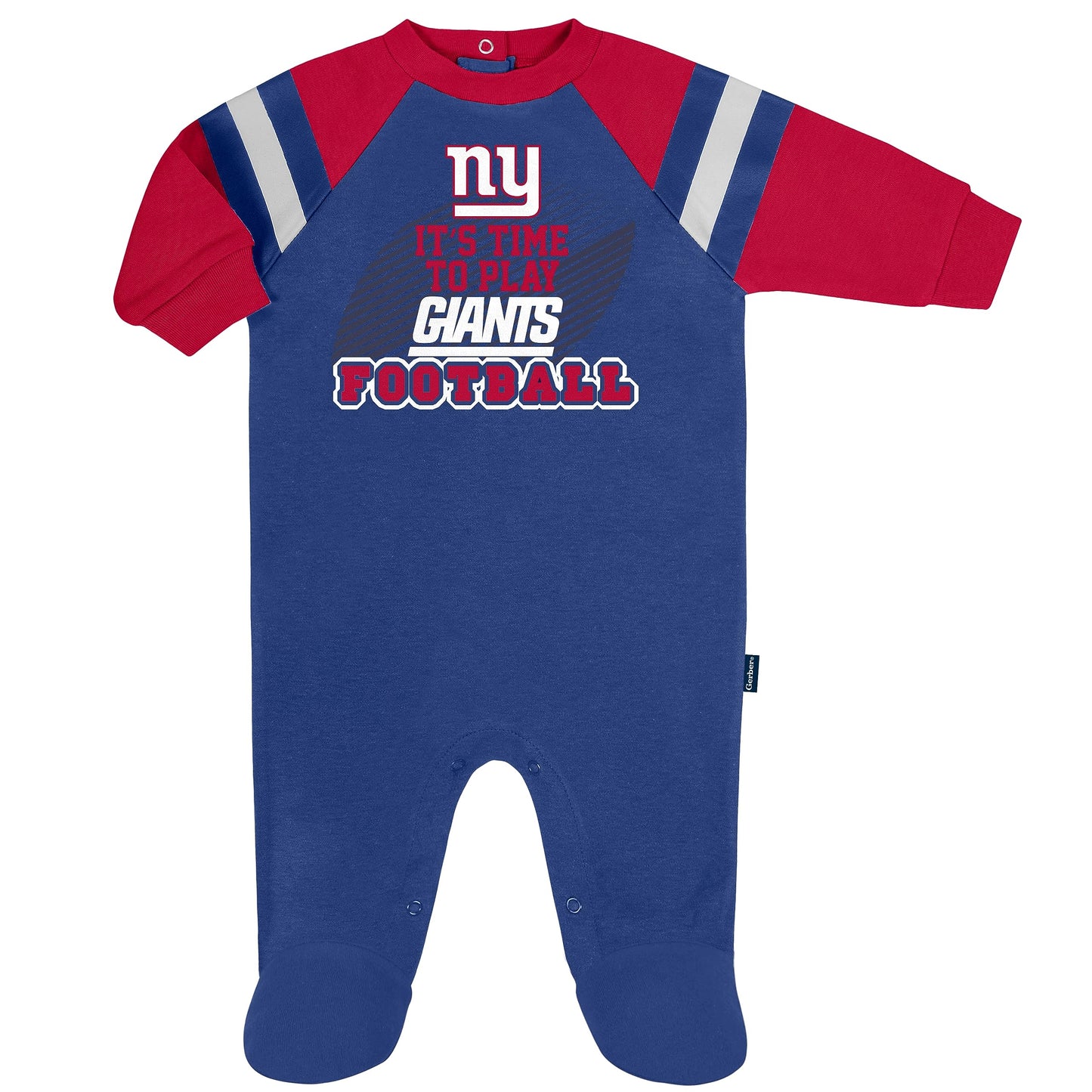 Gerber Unisex Baby Baby Boys Nfl Footed Sleep And Play, Team Color, 3-6 Months