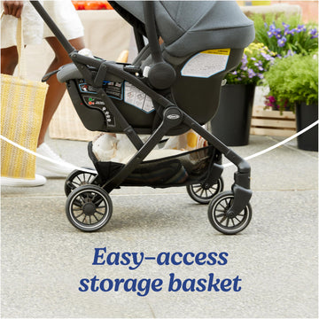 Graco On The Go Max Frame Stroller, Accepts All Graco Infant Car Seats, Backpack Style Lightweight Travel Stroller Frame