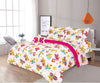 Sapphire Home 8 Piece Butterfly Full Bedding Set, Bed In A Bag, Kids Butterfly Comforter Set With Butterfly Sheets, Pillow Case,