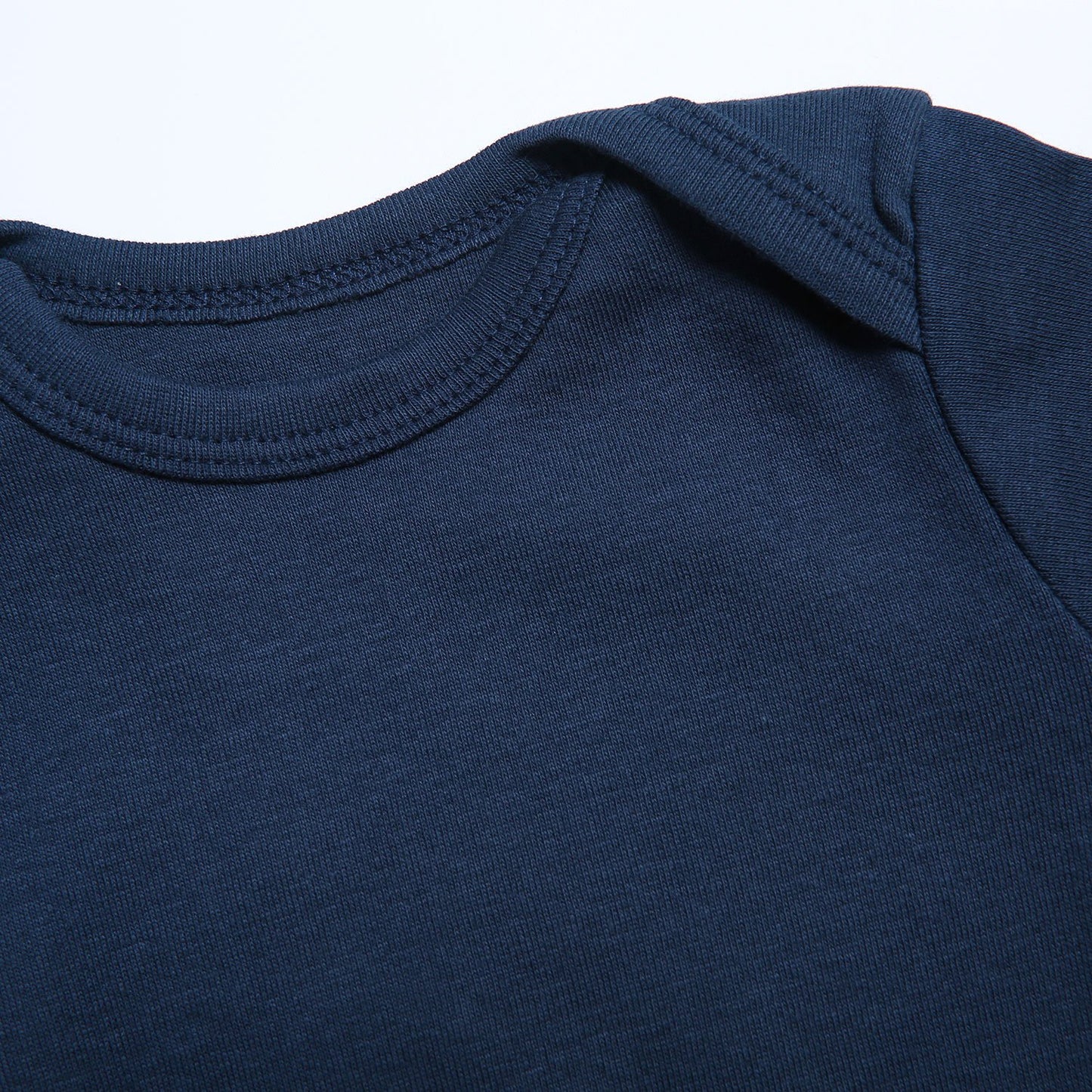 Romperinbox Unisex Solid Baby Bodysuit 0-24 Months (12-18 Months,Navy)