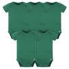 Gerber Baby 5 Pack Onesies Multi-Packs Bundle Interlock 180 Gsm, Kelly Green, 6-9 Months