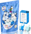 The Dreidel Company Hanukkah Blue And White Plastic Pastel Colored Dreidel, For Children, Boys And Girls, Party Favors (100-Pack