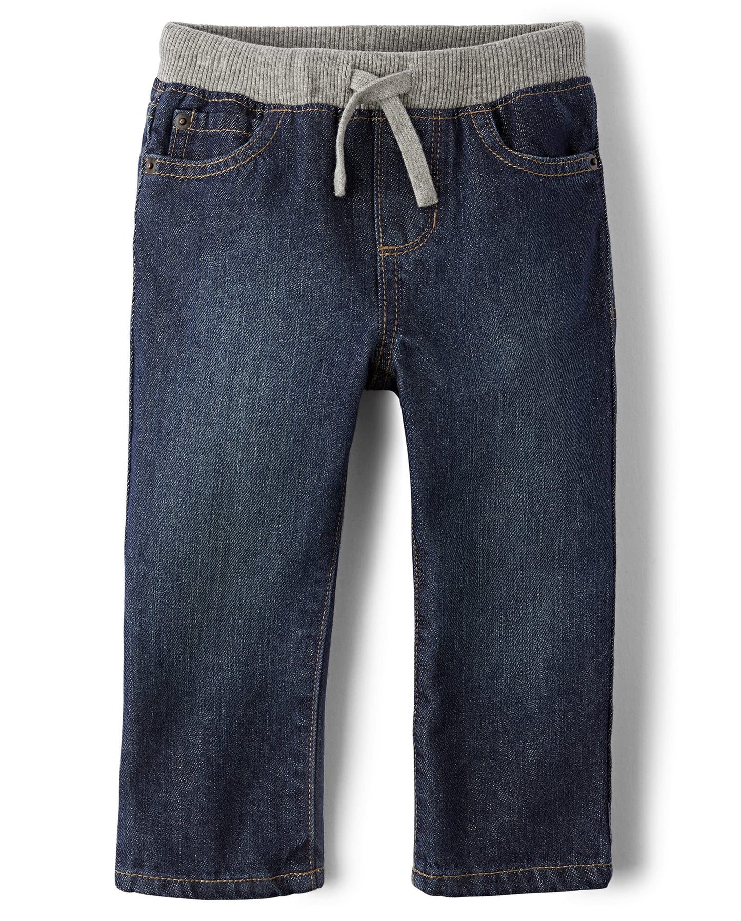 The Children'S Place Baby Boys' Pull On Straight Jeans, Liberty Blue, 3T
