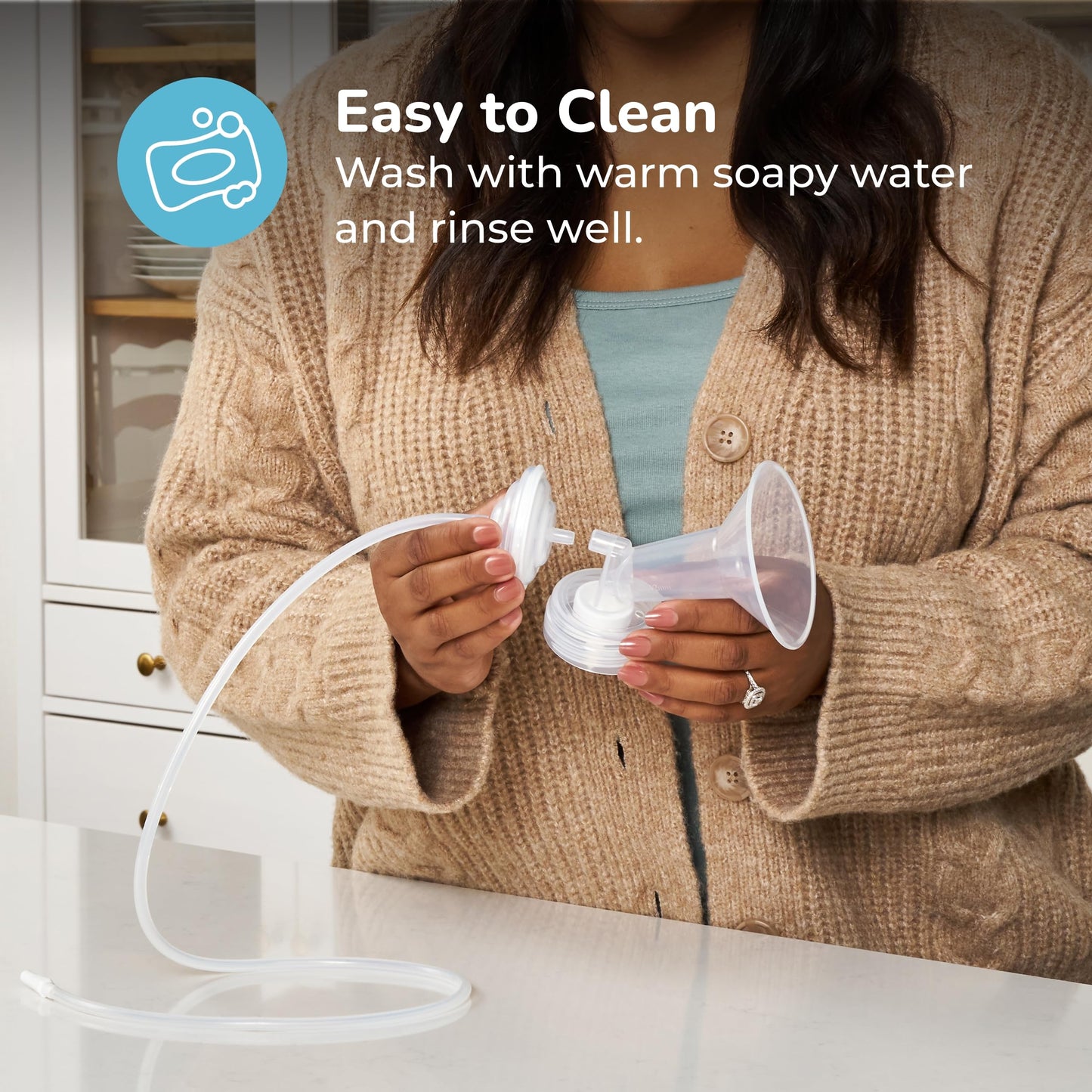 Spectra - Wide Breast Shield Set For Breast Milk Pumps - X-Large 32 Mm