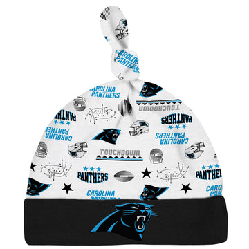 Gerber Nfl Baby Boys' 3-Pack Bodysuit, Sleep 'N Play, & Cap Set, Carolina Panthers, 3-6 Months