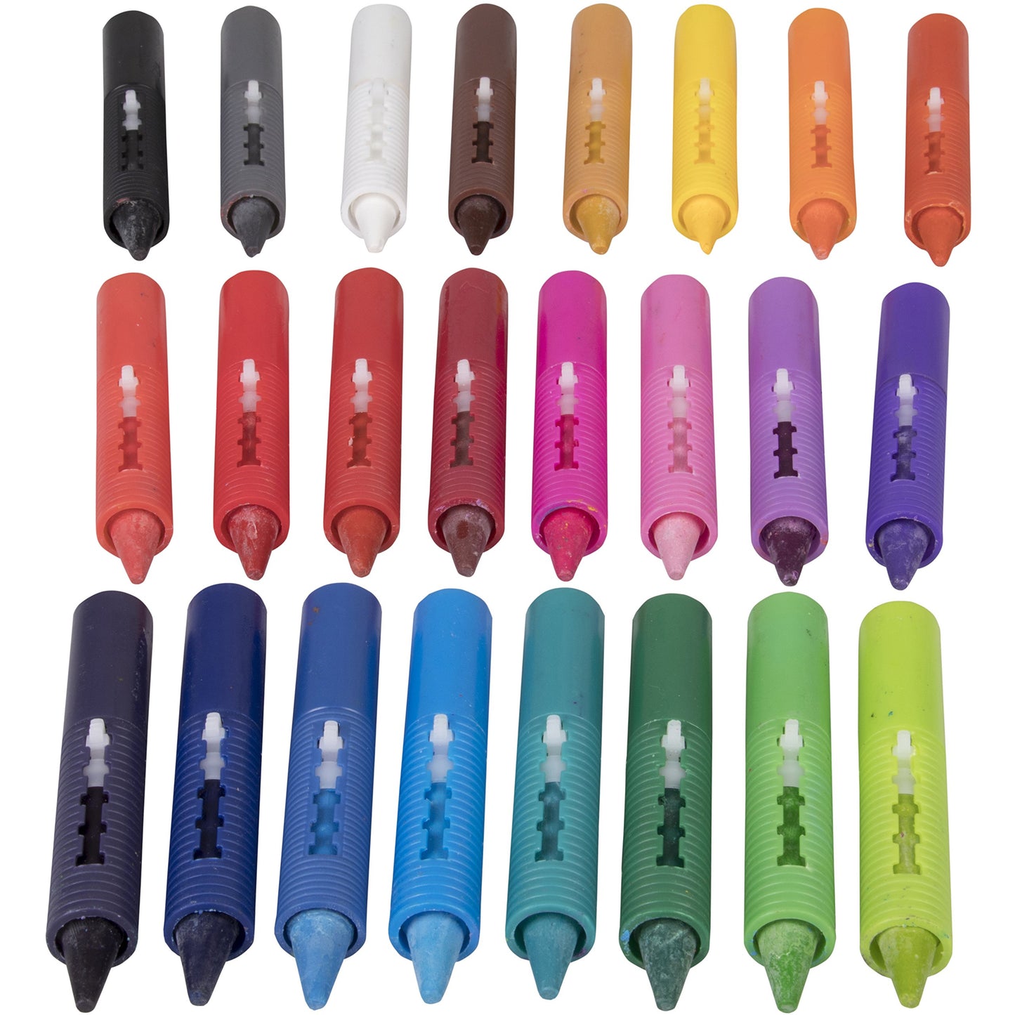 Bath Crayons Super Set - Set of 24 Draw in the Tub Colors with Bathtub Storage Mesh Bag -Non-Toxic, Safe for Children, Wont Dis