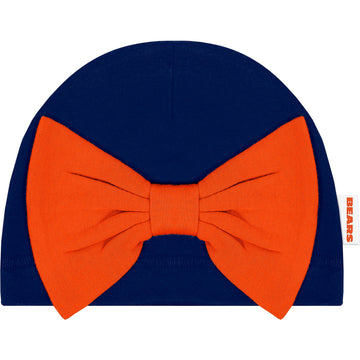 Gerber Nfl Chicago Bears 3 Pack Bodysuit Footed Pant And Cap Registry Gift Set, Blue/White Chicago Bears, 0-3M