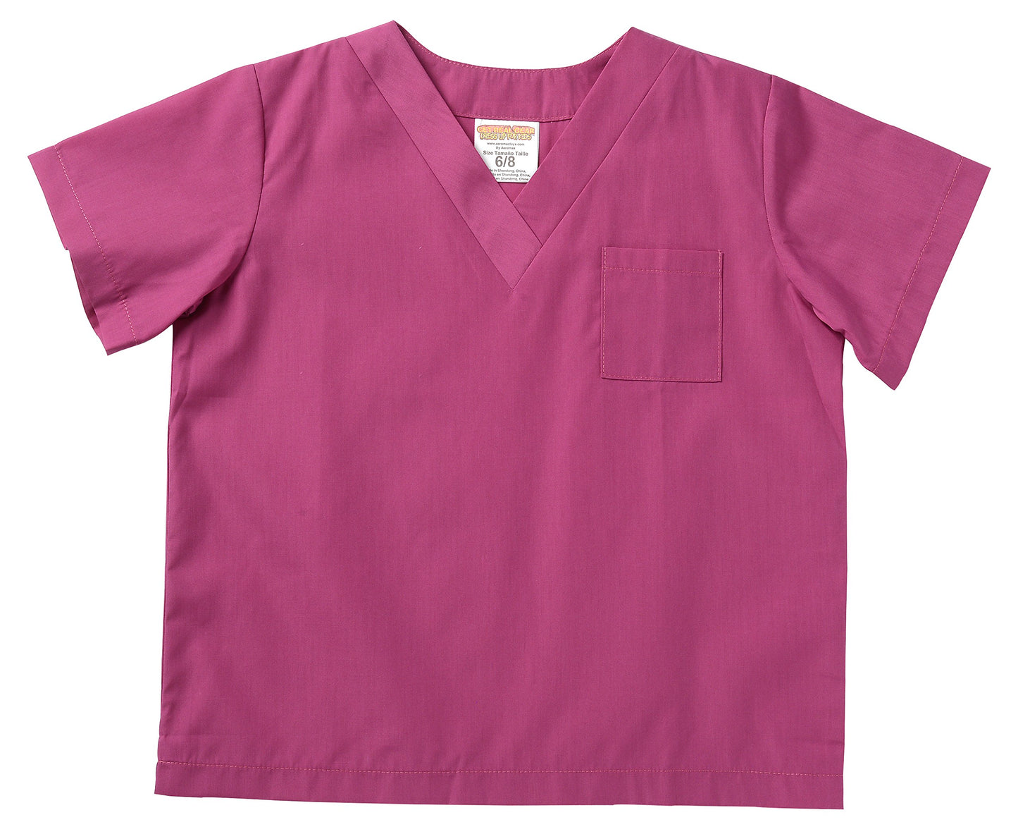 Aeromax Drf-46 4 By 6 Junior Doctor Scrubs Fuchsia Pink