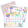 Pop It Potty Training Sticker Chart, 20 Potty Charts With 432 Round Stickers & 1 Instruction Sheet, Potty Reward Sticker Chart F