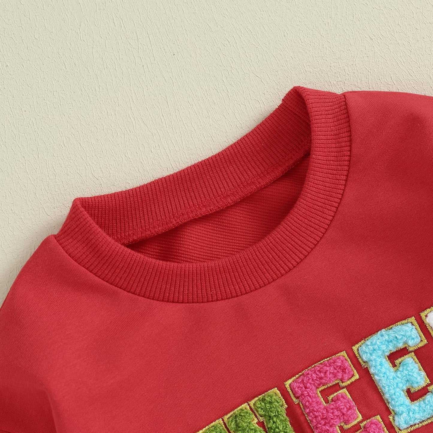 Ledy Champswiin Toddler Girl Valentine'S Sweatshirt Clothes Long Sleeve Pullover Sweat Tops Letter Print Crewneck Blouses (Red S