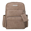Petunia Pickle Bottom Sync Backpack, Diaper Bag for Parents, Stylish Baby Bag, Spacious Backpack, On-The-Go Moms, Mink