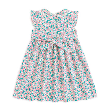 Simplee Kids Baby Pink Dress Toddler Ruffled Dress Little Toddler Girls Casual Dress Playwear Sundress For Spring Summer 3T