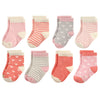 Hudson Baby Unisex Cotton Rich Newborn And Terry Socks, Hearts, 6-12 Months Us
