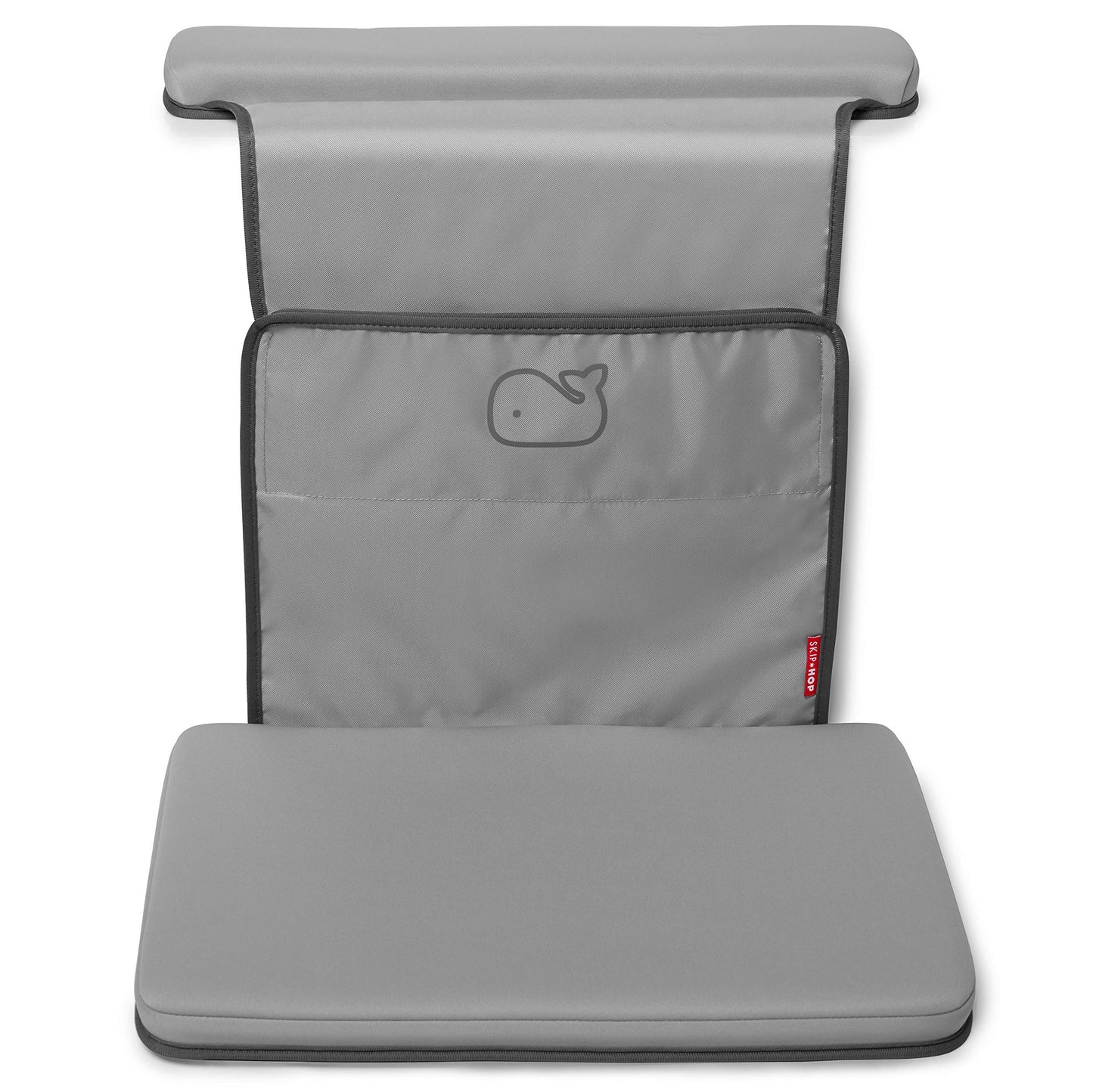 Skip Hop Baby Bath All-In-One Elbow Saver And Kneeler, Moby, Grey