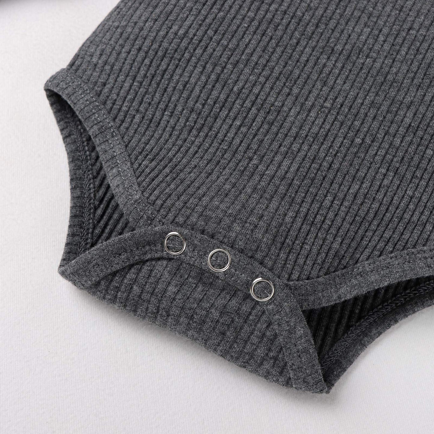 Newborn Baby Girl Boy Fall Clothes 3 6 12 18 24 Months Outfits Long Sleeve Knitted Cotton Romper & Pants Infant Winter Sets